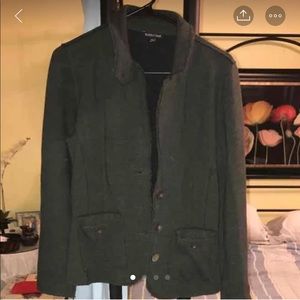 Eileen Fisher Hunter Green Wool Jacket
